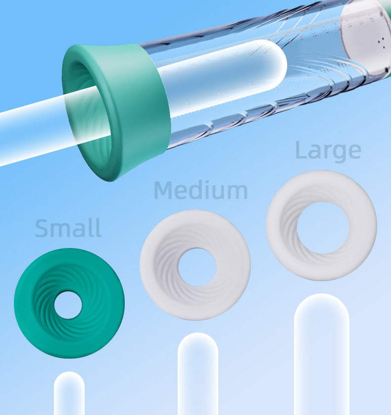 GigaGrow- Acmejoy 5 Suction & Manual Air Pressure 2 IN 1 for ED Treatment Penis Pump Penis Pumps - Tophatter Daily Deals